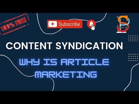 Why Article Marketing 1