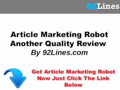 Article Marketing Robot Review 1